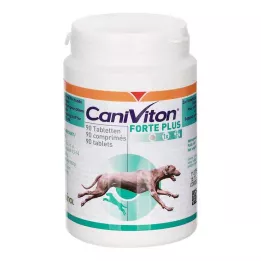 CANIVITON Forte Plus Erg.Futterm.Tbl.f.Perro/Gato, 90 unid