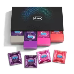DUREX Preservativos Fun Explosion Mezcla de 4 variedades, 40 uds