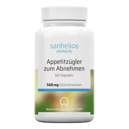 SANHELIOS Supresor del apetito para cápsulas de pérdida de peso, 60 uds