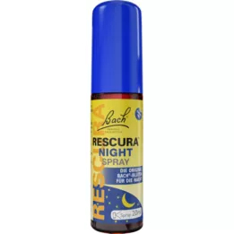 BACHBLÜTEN Original Rescura Spray de Noche sin alcohol, 20 ml