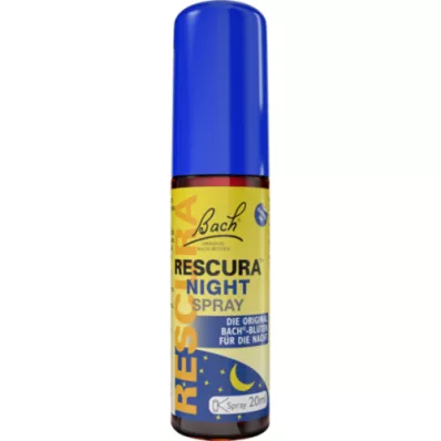 BACHBLÜTEN Original Rescura Spray de Noche sin alcohol, 20 ml