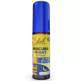 BACHBLÜTEN Original Rescura Spray de Noche sin alcohol, 20 ml