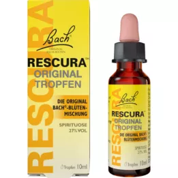 BACHBLÜTEN Gotas de Rescura original con alcohol, 10 ml