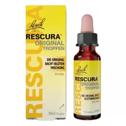 BACHBLÜTEN Gotas de Rescura original con alcohol, 10 ml