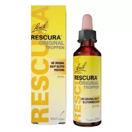 BACHBLÜTEN Gotas de Rescura original con alcohol, 20 ml