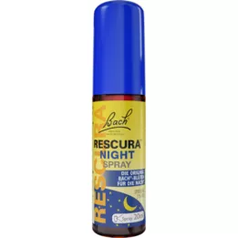 BACHBLÜTEN Original Rescura Spray de Noche con alcohol, 20 ml