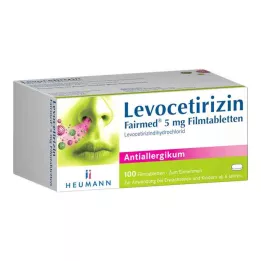 LEVOCETIRIZIN Fairmed 5 mg comprimidos recubiertos con película, 100 uds