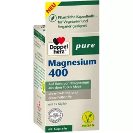 DOPPELHERZ Magnesio 400 cápsulas puras, 60 uds