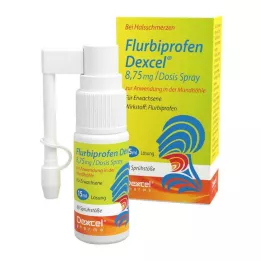 FLURBIPROFEN Dexcel 8,75 mg/dos.spray cavidad oral, 15 ml