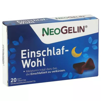 NEOGELIN Einschlaf-Wohl comprimidos masticables, 20 uds