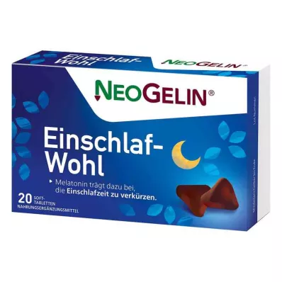 NEOGELIN Einschlaf-Wohl comprimidos masticables, 20 uds