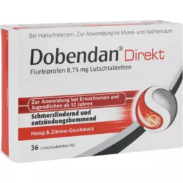 DOBENDAN Flurbiprofeno directo 8,75 mg pastilla para chupar, 36 uds