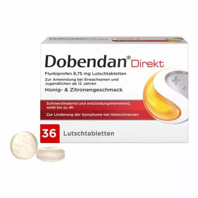 Dobendan® flurbiprofeno directo 8,75 mg pastillas, 36 piezas