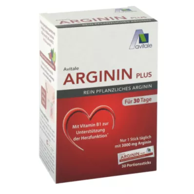 ARGININ PLUS Vitamina B1+B6+B12+Ácido fólico en sticks, 30X5,9 g