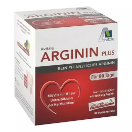ARGININ PLUS Vitamina B1+B6+B12+Ácido fólico en sticks, 90X5,9 g