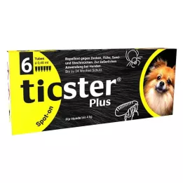 TICSTER Plus spot-on líquido para perros de hasta 4 kg, 6X0,48 ml