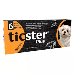 TICSTER Plus Spot-on Solución para Perro 4-10kg, 6X1.2ml