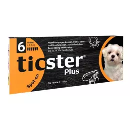TICSTER Plus Spot-on Solución para Perro 4-10kg, 6X1.2ml