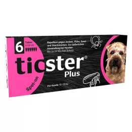 TICSTER Solución Plus Spot-on para perros de 10-25 kg, 6X3 ml