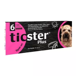 TICSTER Solución Plus Spot-on para perros de 10-25 kg, 6X3 ml