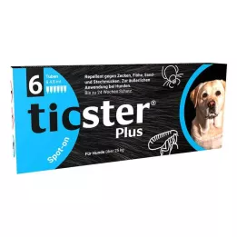 TICSTER Solución Plus Spot-on para perros de más de 25 kg, 6X4,8 ml