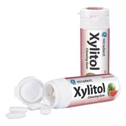 MIRADENT Chicle Xilitol Sandía, 30 uds