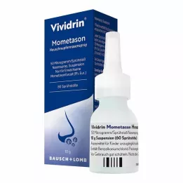 Vividrin® Mometasona aerosol nasal para la fiebre del heno para síntomas alérgicos graves, 10 g