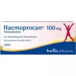 HAEMOPROCAN 100 mg comprimidos recubiertos con película, 50 uds