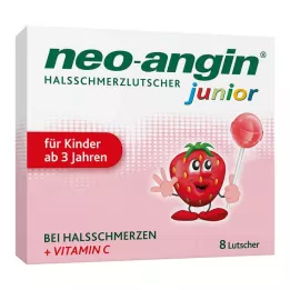 NEO-ANGIN piruleta junior para el dolor de garganta, 8 uds