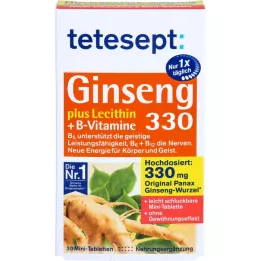 TETESEPT Ginseng 330 más lecitina+vitaminas B, 30 uds
