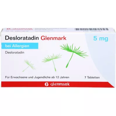 DESLORATADIN Glenmark 5 mg comprimidos, 7 uds