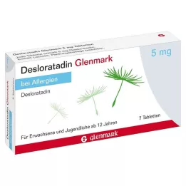 Desloratadina Glenmark 5 mg tabletas, 7 piezas