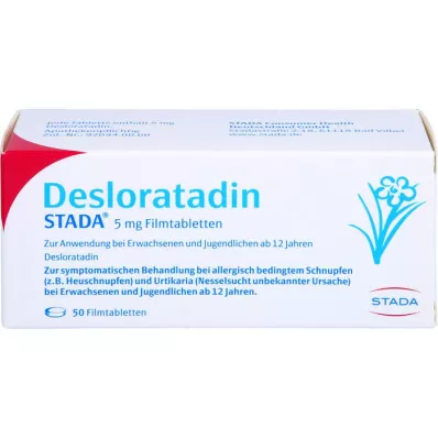 DESLORATADIN STADA 5 mg comprimidos recubiertos con película, 50 uds