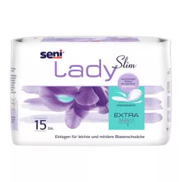 SENI Compresas para incontinencia Lady Slim extra, 15 unidades