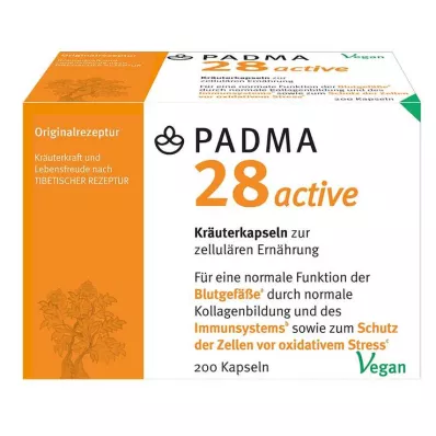 PADMA 28 cápsulas activas, 200 unidades