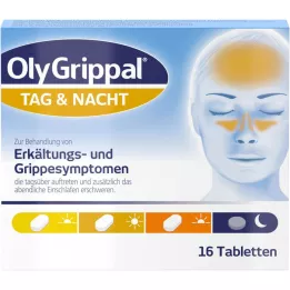 OLYGRIPPAL Día &amp; Noche 500 mg/60 mg comprimidos, 16 uds
