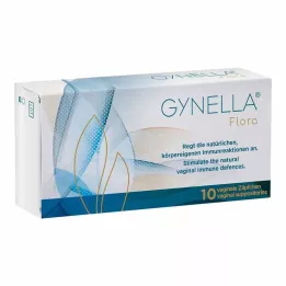 GYNELLA Flora Supositorios Vaginales, 10 uds
