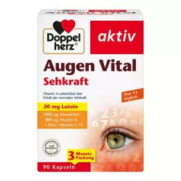 DOPPELHERZ Augen Vital Sehkraft aktiv Cápsulas, 90 Cápsulas
