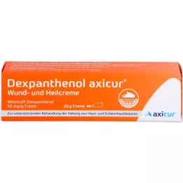 DEXPANTHENOL axicur crema cicatrizante 50 mg/g, 20 g