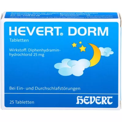 HEVERT DORM Comprimidos, 25 uds