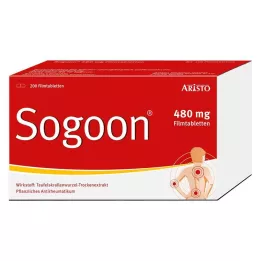 SOGOON 480 mg comprimidos recubiertos con película, 200 unidades