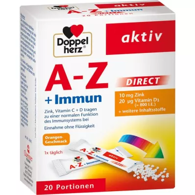 DOPPELHERZ A-Z+Immun DIRECT Pellets, 20 uds