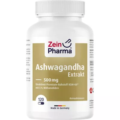 ASHWAGANDHA EXTRAKT 500 mg cápsulas, 120 uds