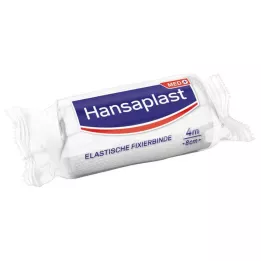 HANSAPLAST banda elástica de fijación, crepada 8 cm x 4 m, 1 ud