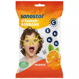 SANOSTOL Caramelos vitamínicos de naranja, 75 g