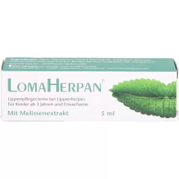 LOMAHERPAN Crema labial con extracto de melisa, 5 ml