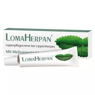 Crema para el cuidado de labios Lomaherpan con extracto de melisa, 5 ml