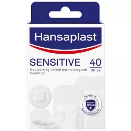 HANSAPLAST Tiritas Hipoalergénicas Sensitive Plaster, 40 uds