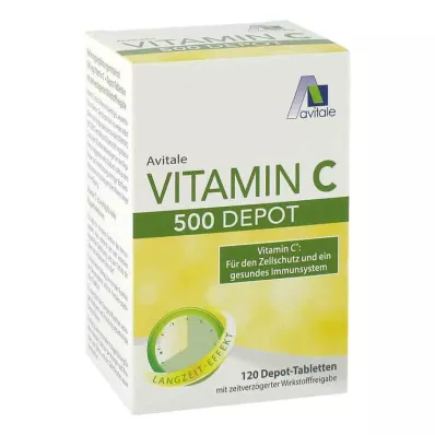 VITAMIN C 500 mg Comprimidos Depot, 120 unid