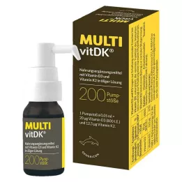 MULTIVITDK Solución de vitamina D3+K2, 10 ml